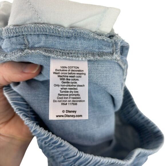 Junk Food Mickey Mouse Light Denim Shorts Women's XS - Picture 5 of 6